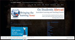 Desktop Screenshot of ozstudentsabroad.com